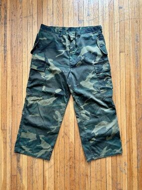 Vintage military camo cargo pants